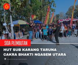 Hari Ulang Tahun Sub. KT. Cakra Bhakti Ngasem Utara